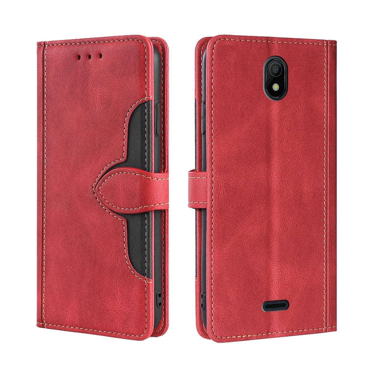 Skin Feel Magnetic Buckle Leather Phone Case, For Huawei nova 10, For Huawei nova 10 Pro, For Nok...