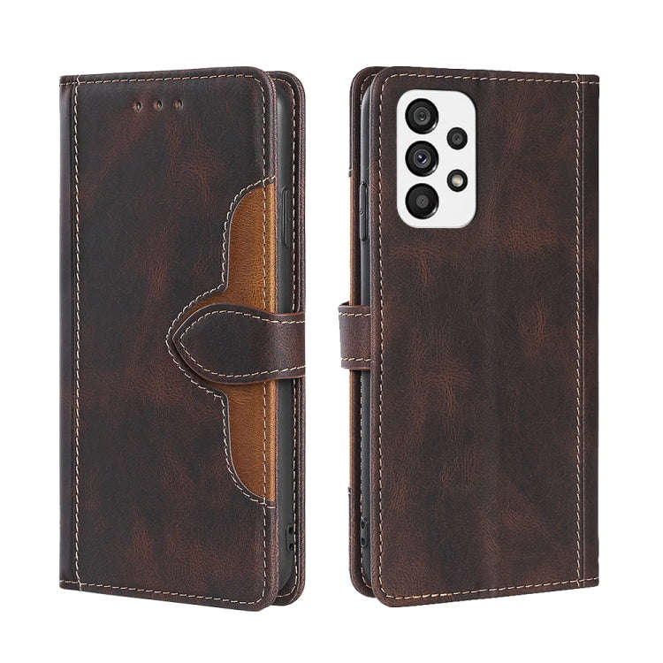 Skin Feel Magnetic Buckle Leather Phone Case, For Huawei nova 10, For Huawei nova 10 Pro, For Nok...
