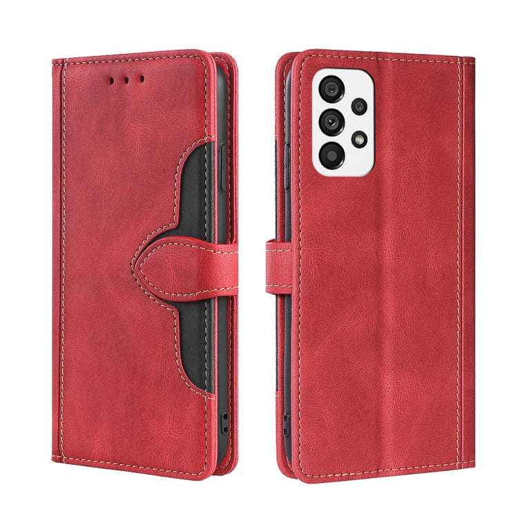 Skin Feel Magnetic Buckle Leather Phone Case, For Huawei nova 10, For Huawei nova 10 Pro, For Nok...