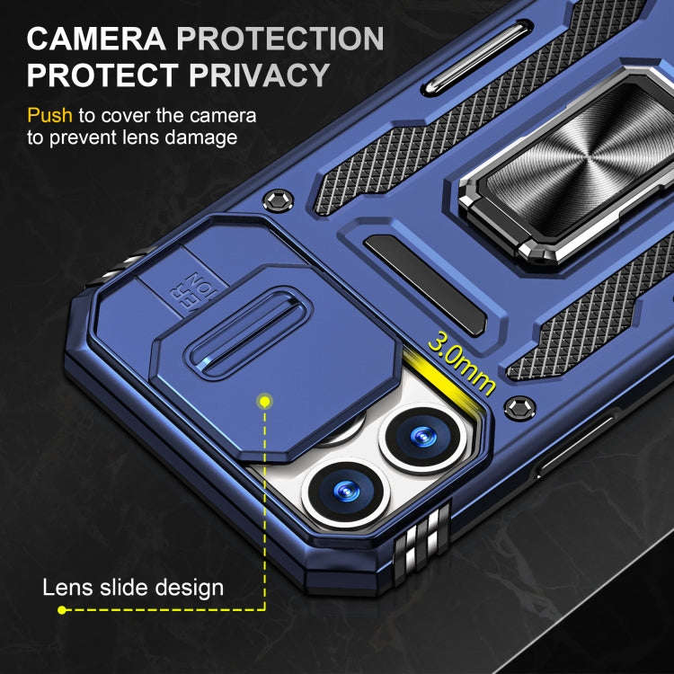 Armor PC + TPU Camera Shield Phone Case, For iPhone 12 Pro Max