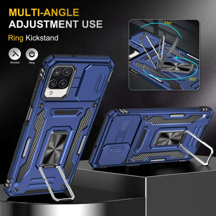 Armor PC + TPU Camera Shield Phone Case, For Samsung Galaxy A12 5G/4G / M12 / F12, For Xiaomi 12 ...