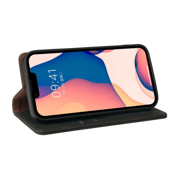 Simple Suction Closure Horizontal Flip Leather Case, For iPhone 14, For iPhone 14 Plus, For iPhon...