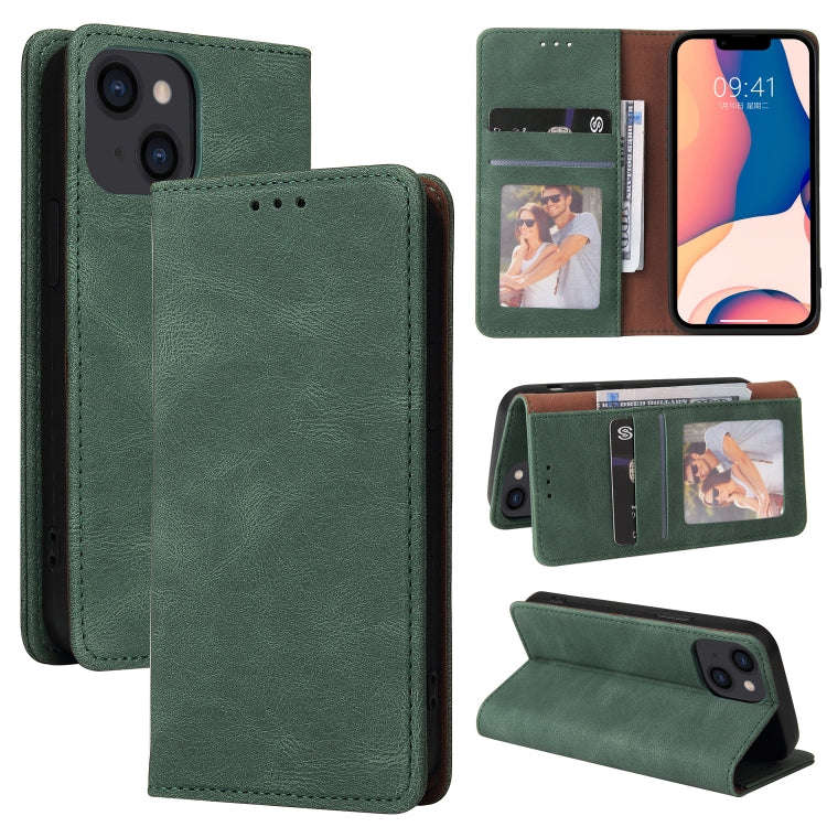 Simple Suction Closure Horizontal Flip Leather Case, For iPhone 14, For iPhone 14 Plus, For iPhon...