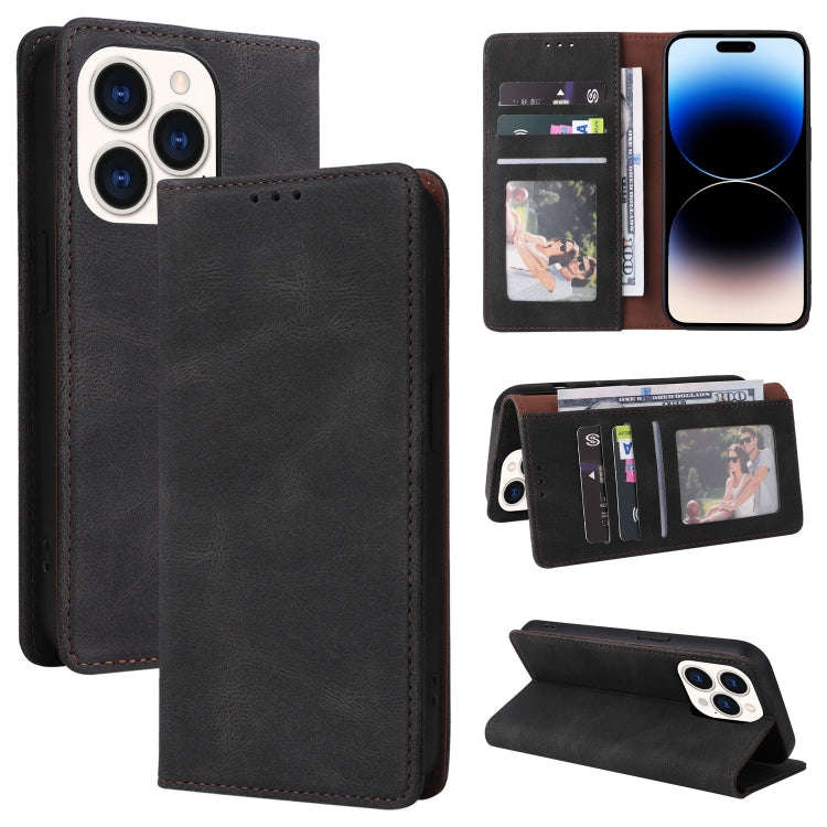 Simple Suction Closure Horizontal Flip Leather Case, For iPhone 14, For iPhone 14 Plus, For iPhon...