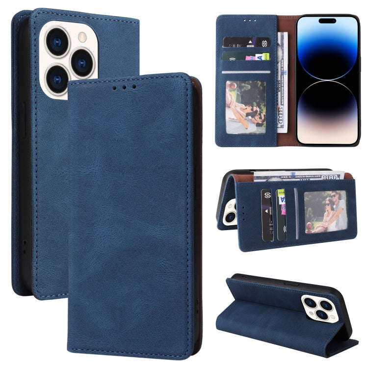 Simple Suction Closure Horizontal Flip Leather Case, For iPhone 14, For iPhone 14 Plus, For iPhon...