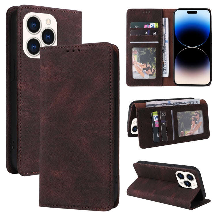 Simple Suction Closure Horizontal Flip Leather Case, For iPhone 14, For iPhone 14 Plus, For iPhon...