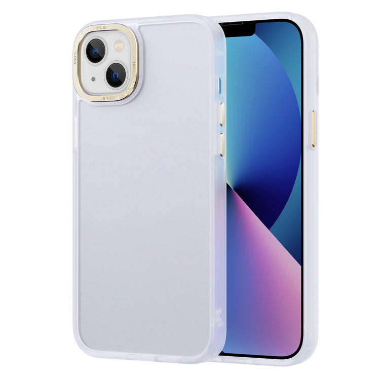 Gold Version Frosted Back Shockproof Phone Case, For iPhone 14, For iPhone 14 Plus, For iPhone 14...