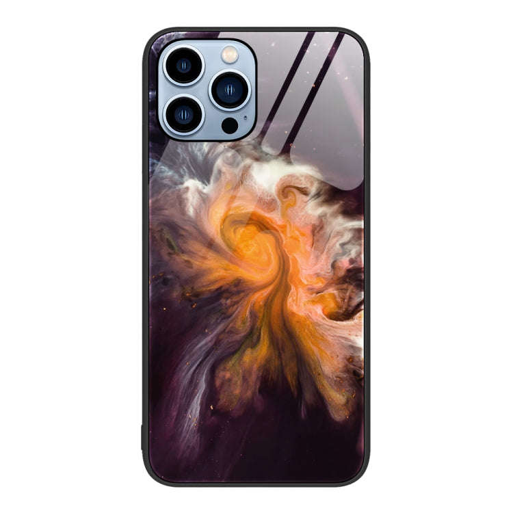 Marble Pattern Glass Protective Phone Case, For iPhone 13 Pro Max, For iPhone 13 Pro, For iPhone ...