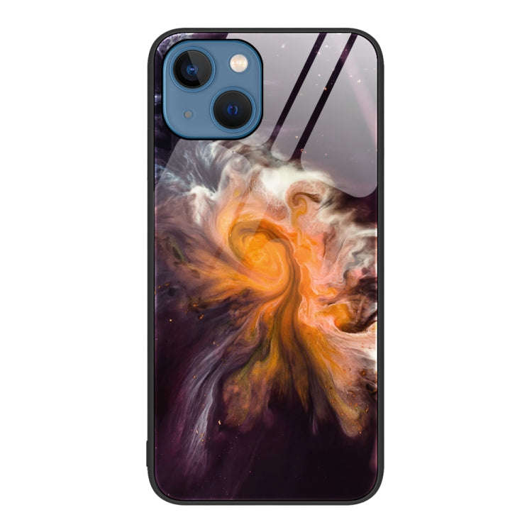 Marble Pattern Glass Protective Phone Case, For iPhone 13 Pro Max, For iPhone 13 Pro, For iPhone ...