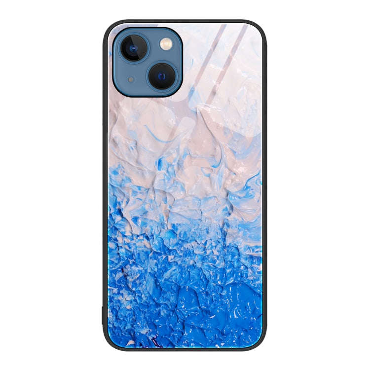 Marble Pattern Glass Protective Phone Case, For iPhone 13 Pro Max, For iPhone 13 Pro, For iPhone ...
