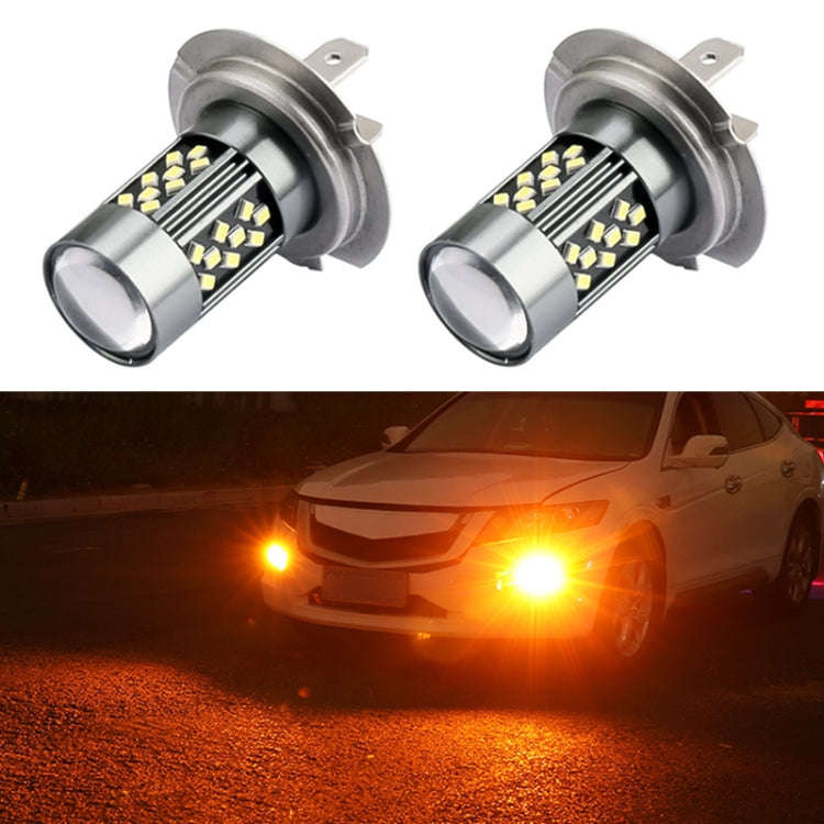 12V 7W Continuous Car LED Fog Light, 1 Pair H7, 1 Pair H11