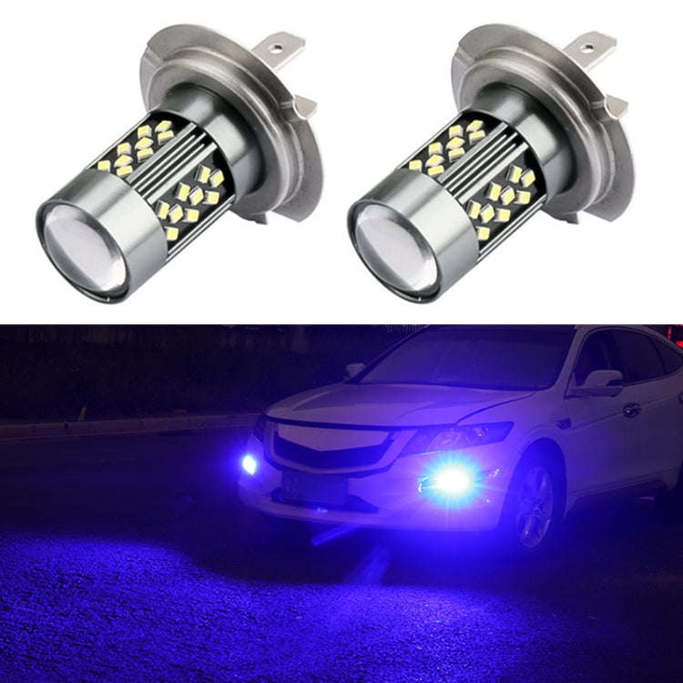 12V 7W Continuous Car LED Fog Light, 1 Pair H7, 1 Pair H11