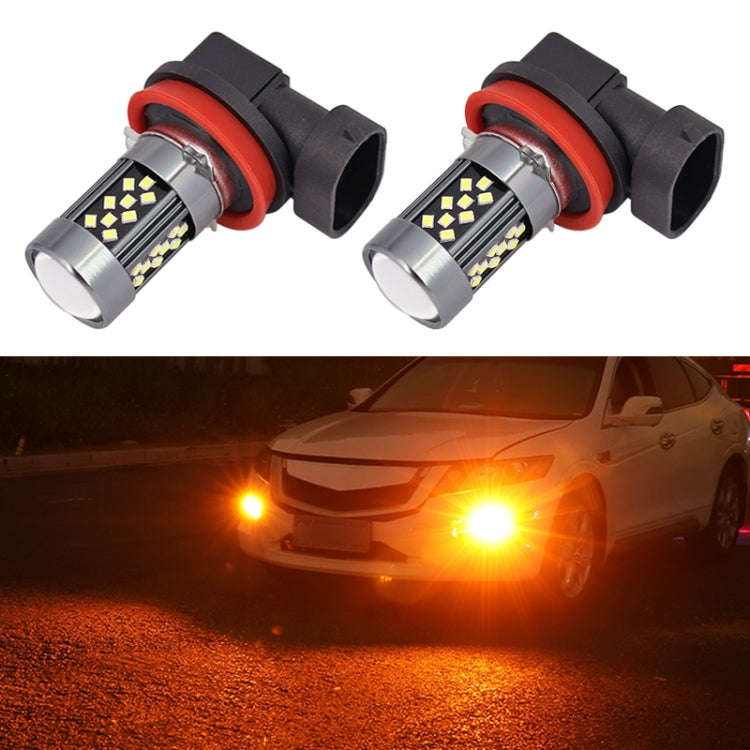 12V 7W Continuous Car LED Fog Light, 1 Pair H7, 1 Pair H11