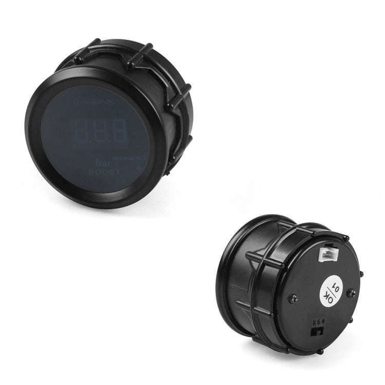 Car Modified 12V Universal 52mm Blue Light Digital Display Meter, Voltmeter, Water Temperature Ga...