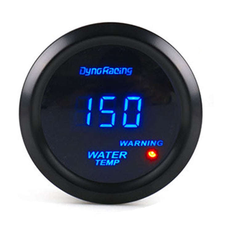 Car Modified 12V Universal 52mm Blue Light Digital Display Meter, Voltmeter, Water Temperature Ga...