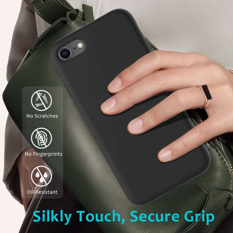 Shockproof Full Coverage Silicone Soft Protective Case, For iPhone SE 2022 / SE 2020
