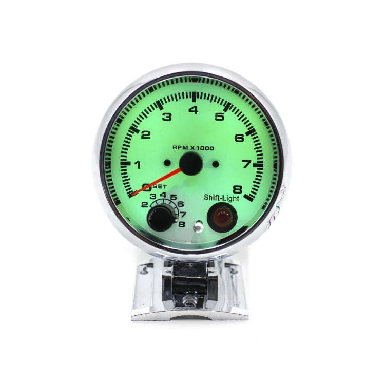 Car Modified 7 Background Lights Tachometer 0-8000RPM for 4/6/8 Cylinder Engines, 7 Background Li...