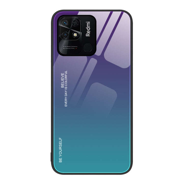 Gradient Color Glass Case, For Xiaomi Redmi 10C, For Xiaomi Redmi Note 11 5G/Poco M4 Pro, For Xia...