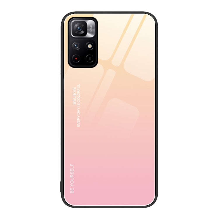 Gradient Color Glass Case, For Xiaomi Redmi 10C, For Xiaomi Redmi Note 11 5G/Poco M4 Pro, For Xia...