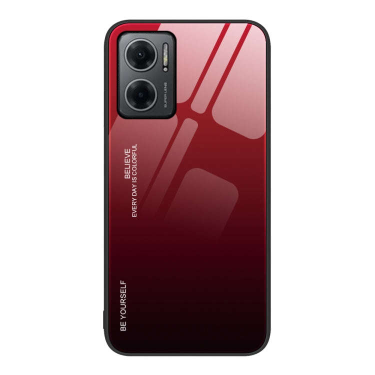 Gradient Color Glass Case, For Xiaomi Redmi Note 11E, For Xiaomi Redmi Note 11T Pro, For Xiaomi P...