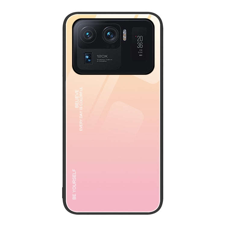 Gradient Color Glass Case, For Xiaomi Redmi Note 11E, For Xiaomi Redmi Note 11T Pro, For Xiaomi P...