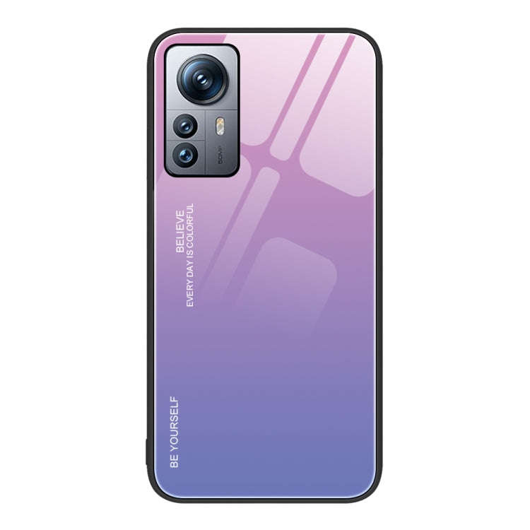Gradient Color Glass Case, For Xiaomi Redmi Note 11E, For Xiaomi Redmi Note 11T Pro, For Xiaomi P...