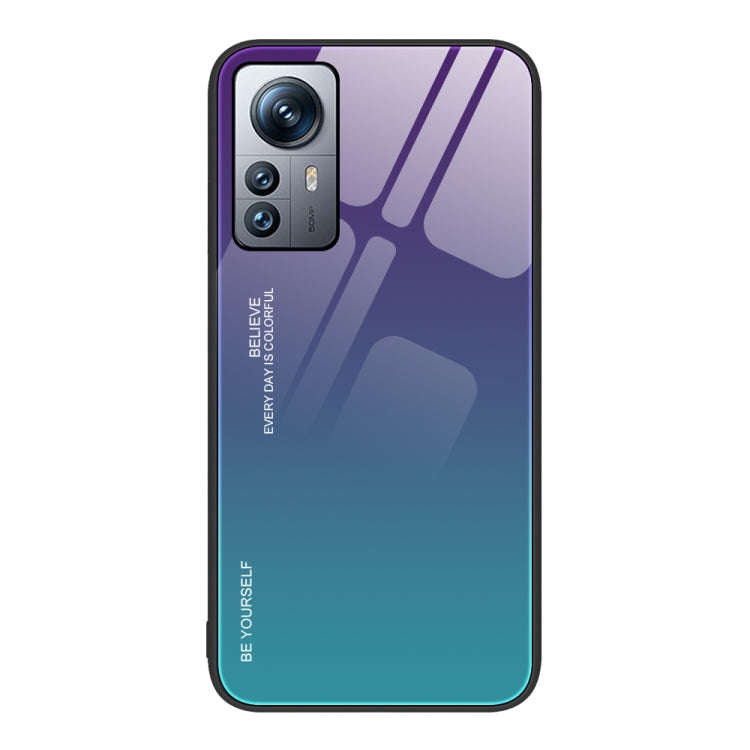 Gradient Color Glass Case, For Xiaomi Redmi Note 11E, For Xiaomi Redmi Note 11T Pro, For Xiaomi P...