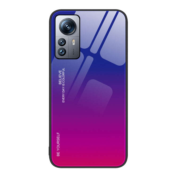Gradient Color Glass Case, For Xiaomi Redmi Note 11E, For Xiaomi Redmi Note 11T Pro, For Xiaomi P...