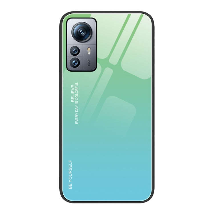 Gradient Color Glass Case, For Xiaomi Redmi Note 11E, For Xiaomi Redmi Note 11T Pro, For Xiaomi P...