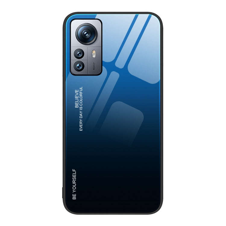 Gradient Color Glass Case, For Xiaomi Redmi Note 11E, For Xiaomi Redmi Note 11T Pro, For Xiaomi P...