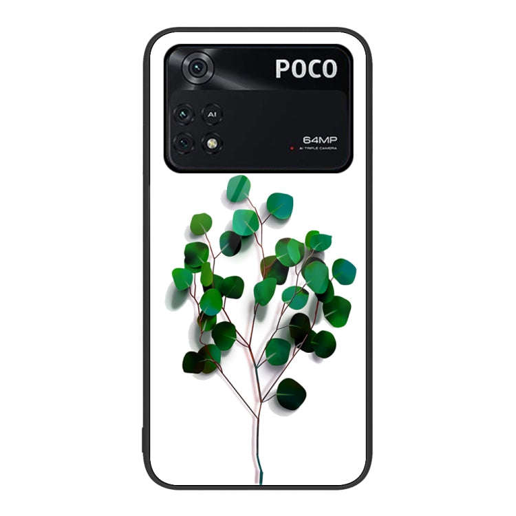 Colorful Painted Glass Phone Case, For Xiaomi Poco M4 Pro