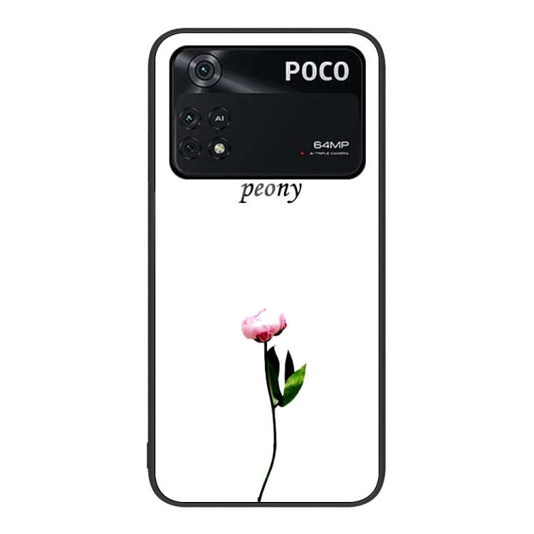 Colorful Painted Glass Phone Case, For Xiaomi Poco M4 Pro