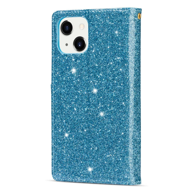 Multi-card Slots Laser Carving Glitter Zipper Leather Case, For iPhone 14, For iPhone 14 Max, For...