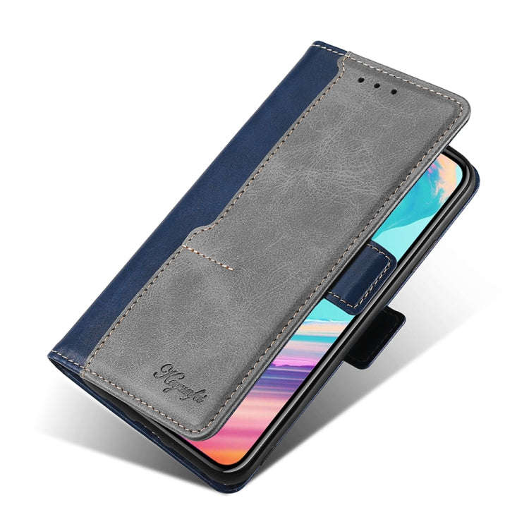 Contrast Color Side Buckle Leather Phone Case, For iPhone 14, For iPhone 14 Plus, For iPhone 14 P...