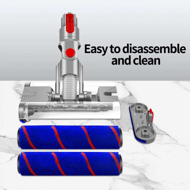 Double Roller Brush Universal Electric Floor Brush, For Dyson V7 / V8 / V10 / V11 23cm