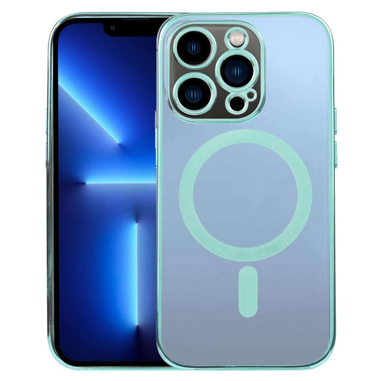 MagSafe Electroplating Straight TPU Phone Case, For iPhone 13 Pro, For iPhone 13 Pro Max, For iPh...