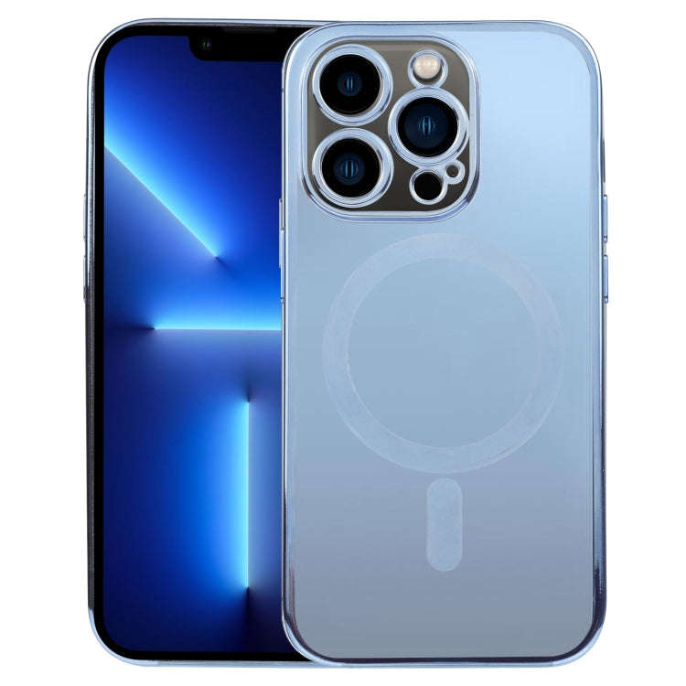 MagSafe Electroplating Straight TPU Phone Case, For iPhone 13 Pro, For iPhone 13 Pro Max, For iPh...