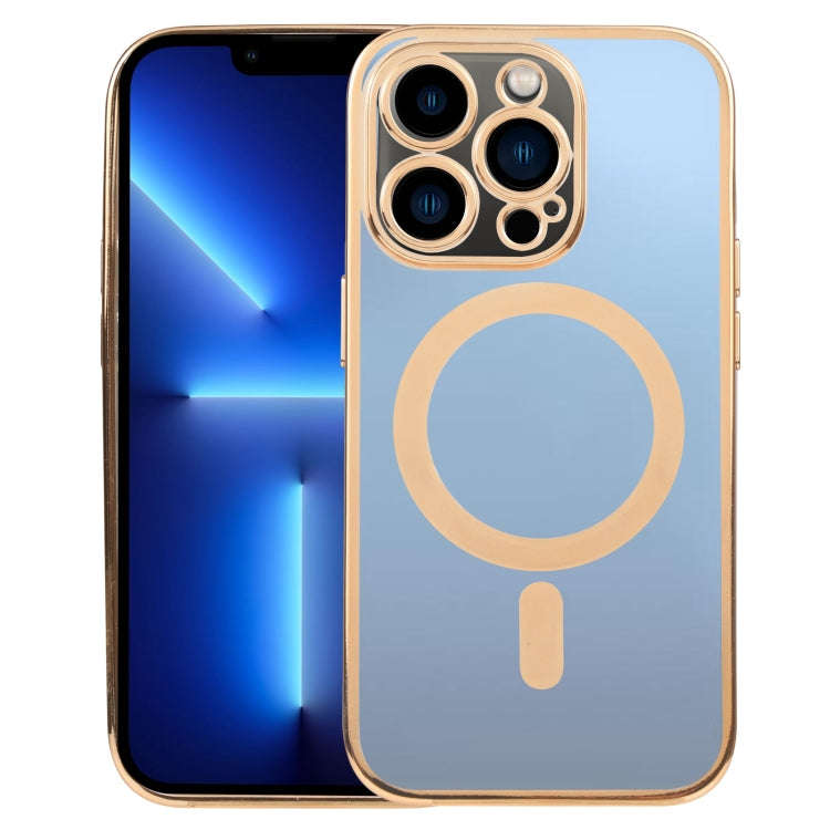 MagSafe Electroplating Straight TPU Phone Case, For iPhone 13 Pro, For iPhone 13 Pro Max, For iPh...