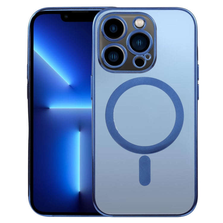 MagSafe Electroplating Straight TPU Phone Case, For iPhone 13 Pro, For iPhone 13 Pro Max, For iPh...