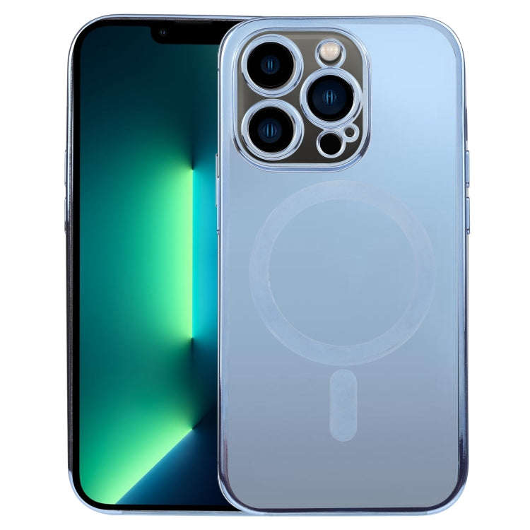 MagSafe Electroplating Straight TPU Phone Case, For iPhone 13 Pro, For iPhone 13 Pro Max, For iPh...