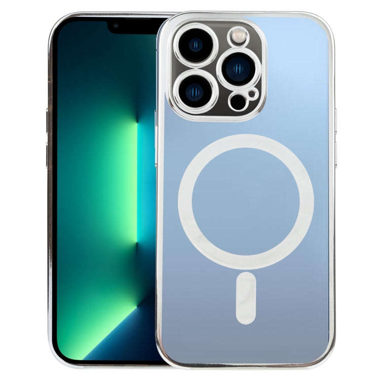MagSafe Electroplating Straight TPU Phone Case, For iPhone 13 Pro, For iPhone 13 Pro Max, For iPh...