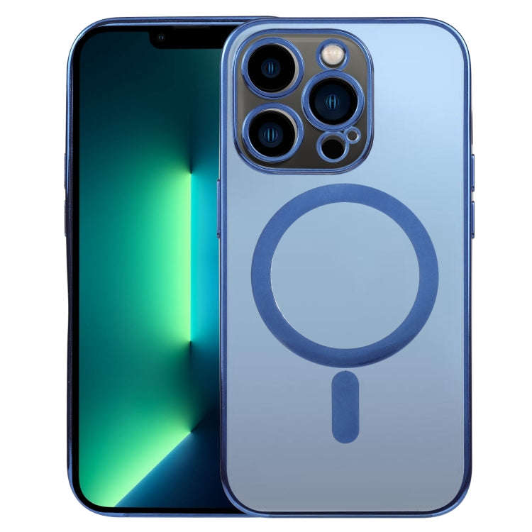 MagSafe Electroplating Straight TPU Phone Case, For iPhone 13 Pro, For iPhone 13 Pro Max, For iPh...
