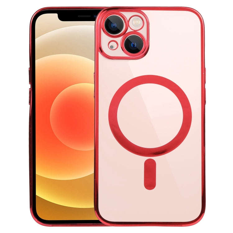MagSafe Electroplating Straight TPU Phone Case, For iPhone 13 Pro, For iPhone 13 Pro Max, For iPh...