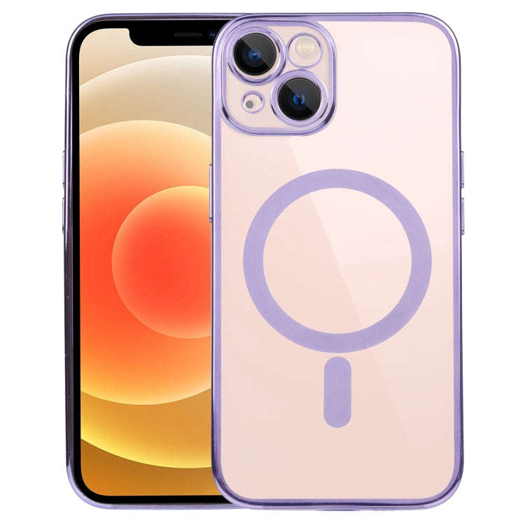 MagSafe Electroplating Straight TPU Phone Case, For iPhone 13 Pro, For iPhone 13 Pro Max, For iPh...