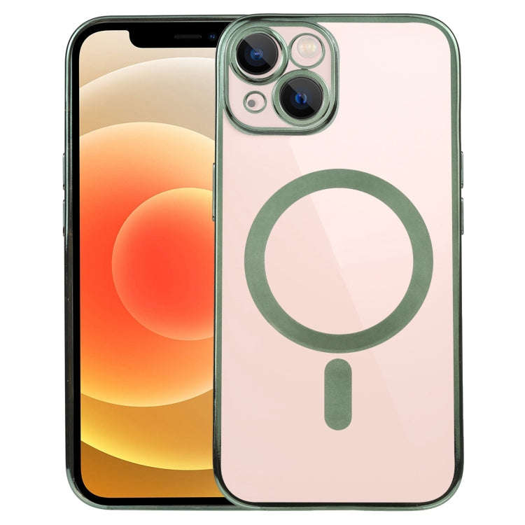 MagSafe Electroplating Straight TPU Phone Case, For iPhone 13 Pro, For iPhone 13 Pro Max, For iPh...