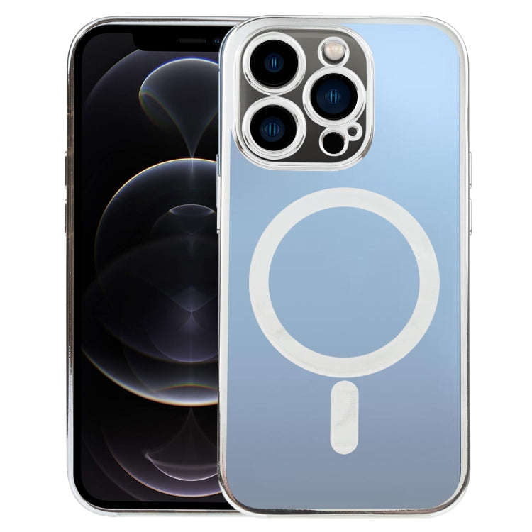 MagSafe Electroplating Straight TPU Phone Case, For iPhone 13 Pro, For iPhone 13 Pro Max, For iPh...