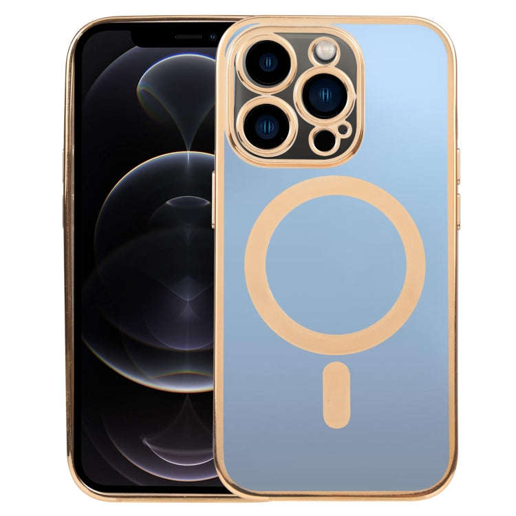 MagSafe Electroplating Straight TPU Phone Case, For iPhone 13 Pro, For iPhone 13 Pro Max, For iPh...
