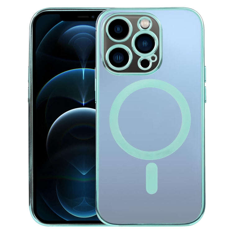 MagSafe Electroplating Straight TPU Phone Case, For iPhone 13 Pro, For iPhone 13 Pro Max, For iPh...