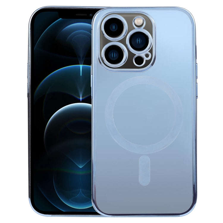 MagSafe Electroplating Straight TPU Phone Case, For iPhone 13 Pro, For iPhone 13 Pro Max, For iPh...