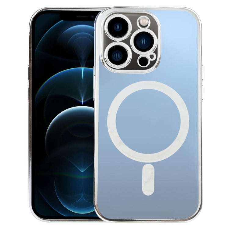 MagSafe Electroplating Straight TPU Phone Case, For iPhone 13 Pro, For iPhone 13 Pro Max, For iPh...